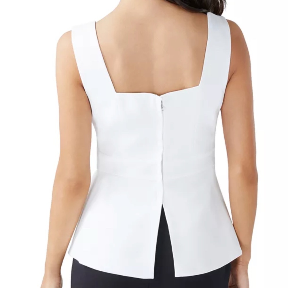 NEW!!!! with Tag BCBGMAXAZRIA top white ...super elegant! - Picture 3 of 6